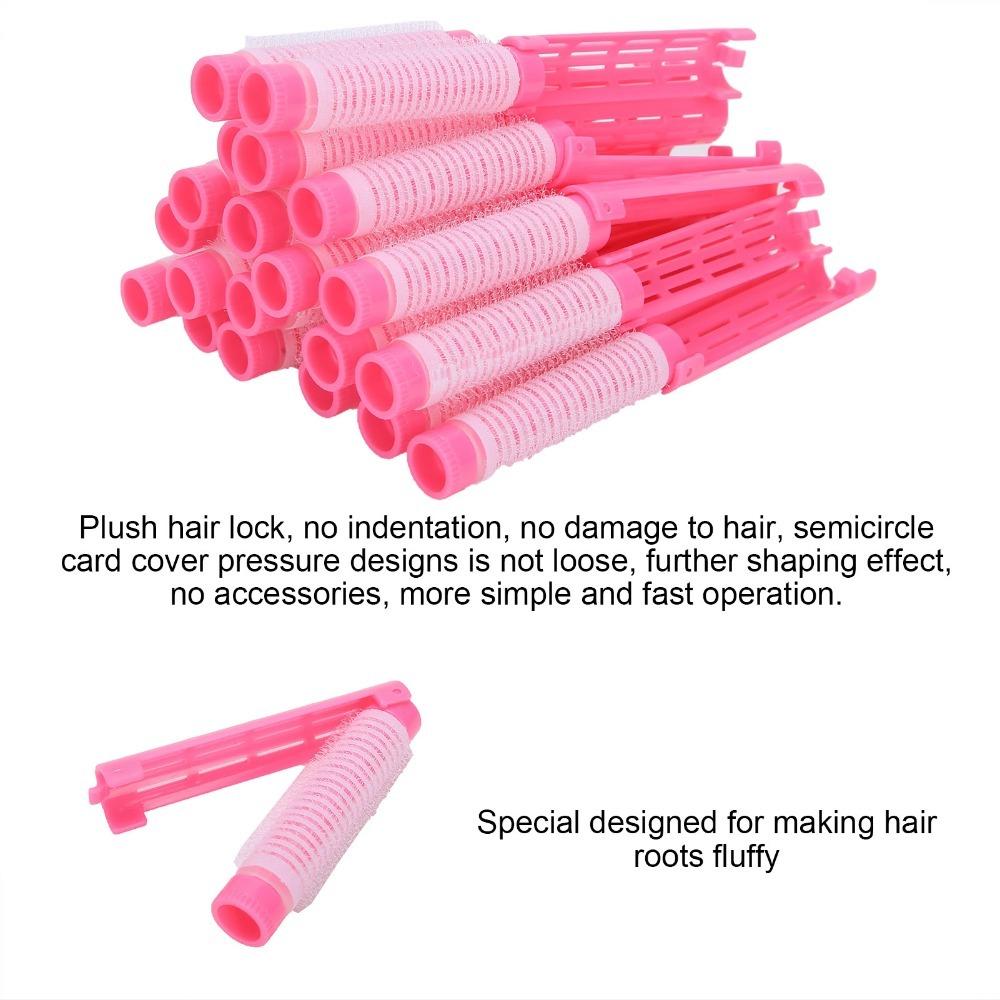 

20pcs Pink Hair Perm Rods Professional Perm Rods Tool Salon Hairdressing Curler Set Salon Use