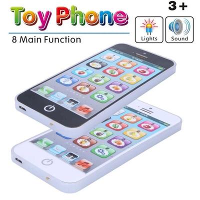 Işıklı ve Müzikli Bebek Telefonu Cep Telefonu Oyuncak, 12 Ay Erken Öğrenme Eğitici Oyuncaklar, Yeni Yürümeye Başlayan Çocuklar için Oyuncaklar 2 3 4 Yaşındaki Çocuklar Erkek ve Kız Hediyeleri