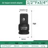 Electric Pneumatic Wrench Adapter: Large To Medium/Small with Anti-Slip Grip