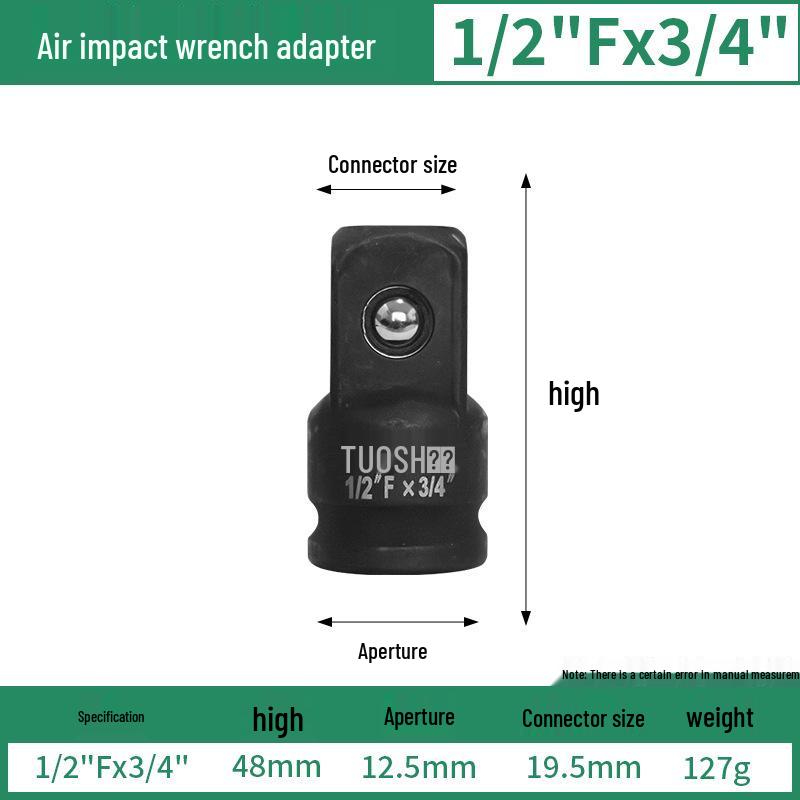 Electric Pneumatic Wrench Adapter: Large To Medium/Small with Anti-Slip Grip