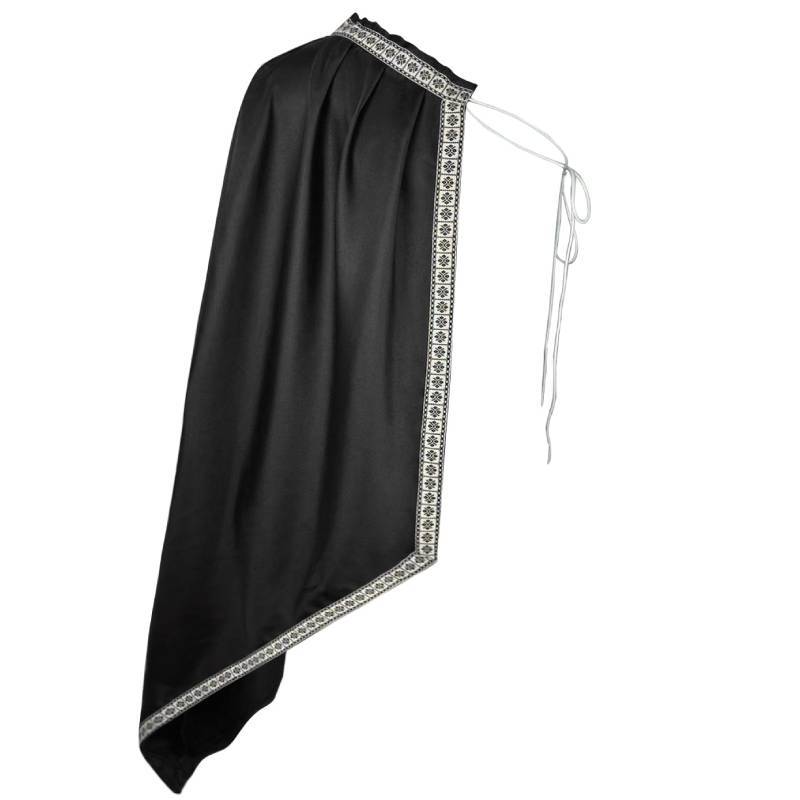Medieval Renaissance Cloak For Cosplay And Themed Parties Made Of Polyester With Embroidered Detailing For Adults