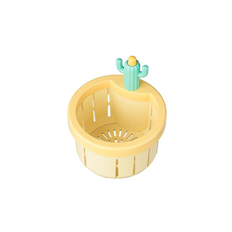 Sink Strainer Anti Clogging Cactus Shape Sink Strainer Plastic Drain Net Stopper Sink Waste Collector Kitchen Accessories