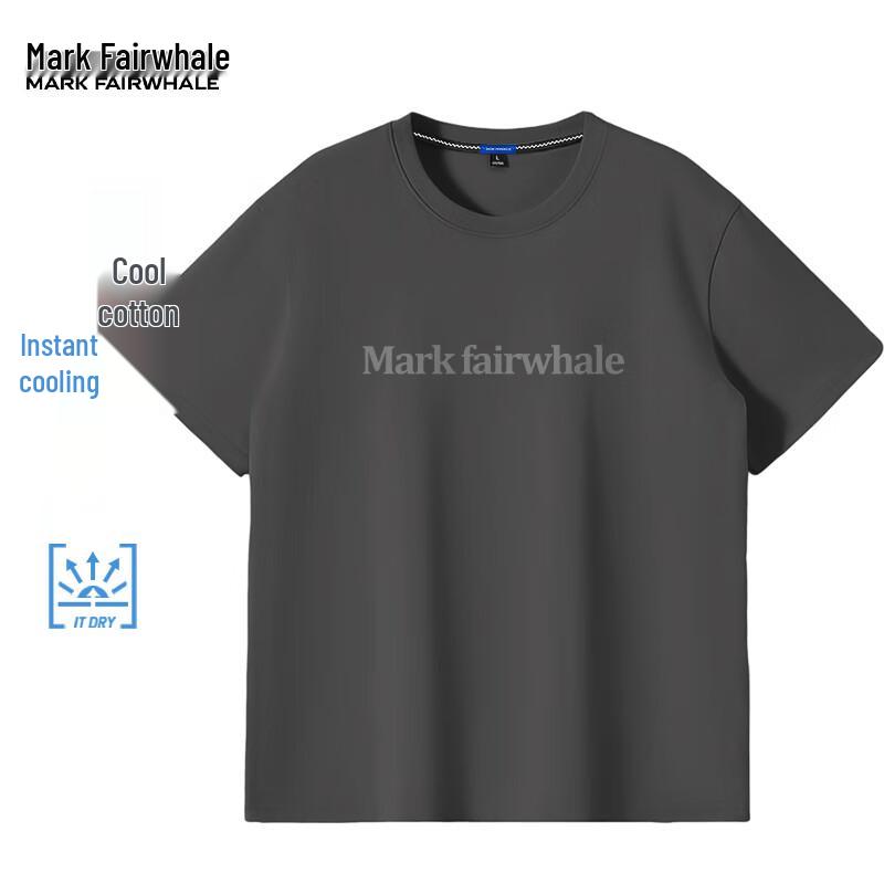 

Мужская футболка Mark Fairwhale с коротким рукавом, свободного кроя, из ледяного шелка 2XL