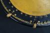 Vintage Japanese Wooden Wadaiko Drum Shime Daiko Taiko with Stand & Stick, As-is