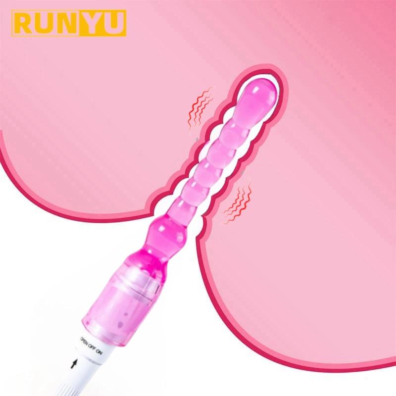 Anus Backyard Beads Anal Balls Long Anal Plug With Vibrating Prostata Massage Butt Plug Sex Toys for Women Men Adults Products
