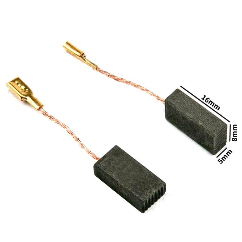 10 Teile/los 6-100 Winkel Grinder Carbon Pinsel Winkel Grinder Ersatz 5*8*16Mm