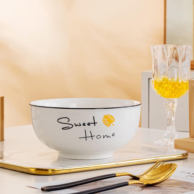 Jingdezhen Nordic Ceramic 7-Inch Soup Bowl