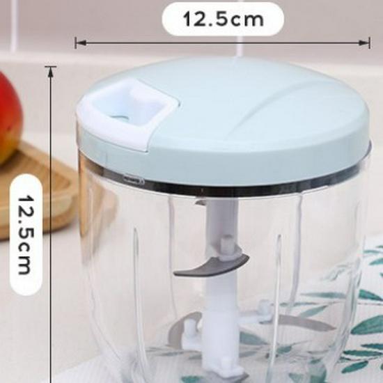 Multi-Functional Hand-Pulled Vegetable and Meat Chopper with Garlic Press