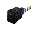 Blue Led Push Button Switch with Wiring Connector for Nissan Navara NP300 X-Trail Pathfinder 3Amp/12V Cup Holders 5