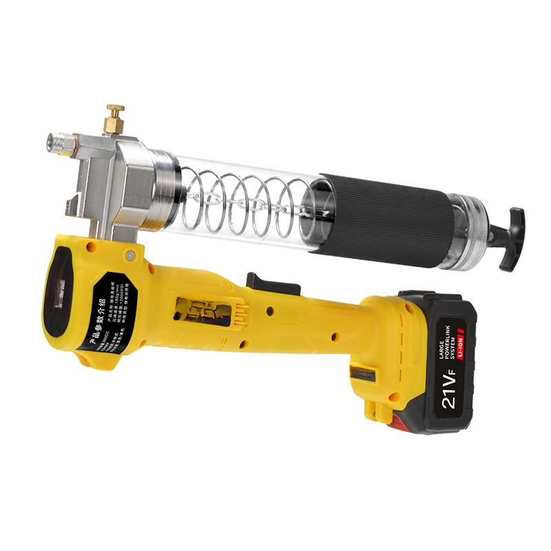 Electric Grease Gun High Pressure Lithium Battery Oil Injector Professional Excavator Rechargeable Lube Oil Tool