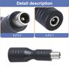 Power Plug Adapter 8x2mm Male to 5.5mmx2.1mm Female Connectors Transfer Converter Adapter for Photography Equipment