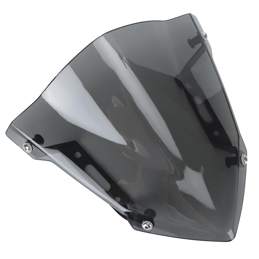 Motorcycle Windscreen Light Gray Sport Style Add On Windshield Fits for YAMAHA MT 07 FZ 07 2018 2020