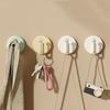 Plastic Key Hanger Self Adhesive Sticky Hook Creative Wall Hanging Hook Bathroom