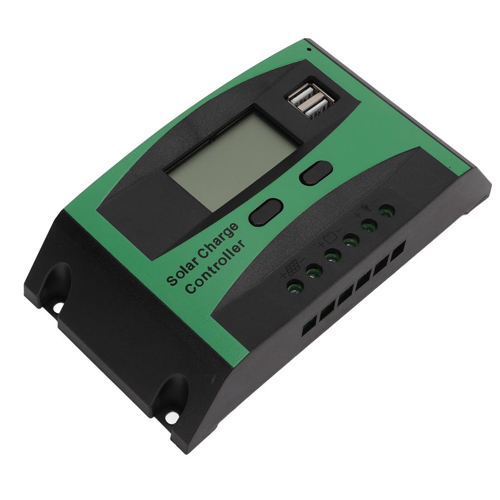 20A PWM Solar Panel Controller 12V 24V Smart Solar Charge Controller LCD Solar Regulator for Outdoor