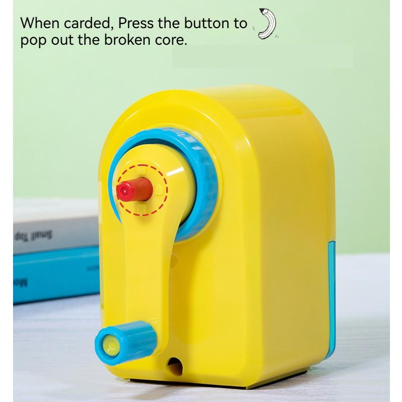 Faber Castell Manual Hand Crank Pencil Sharpener Sharpen 8mm Candy Colors for Student Children Artists Student Office Stationery