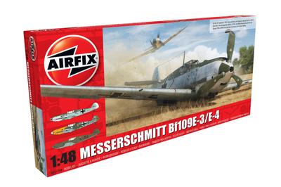 AIRFIX Scale German Air Force Messerschmitt Bf109 Plastic Model Kit 1/48 E-3/E-4 X-5120B