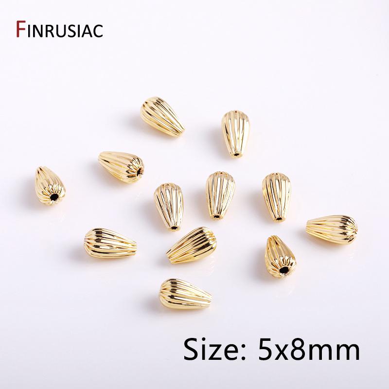 Gold Plated Brass Metal Cube Beads Saucer Beads Spacer Beads For Jewelry Making Supplies Necklace Making Findings Wholesale