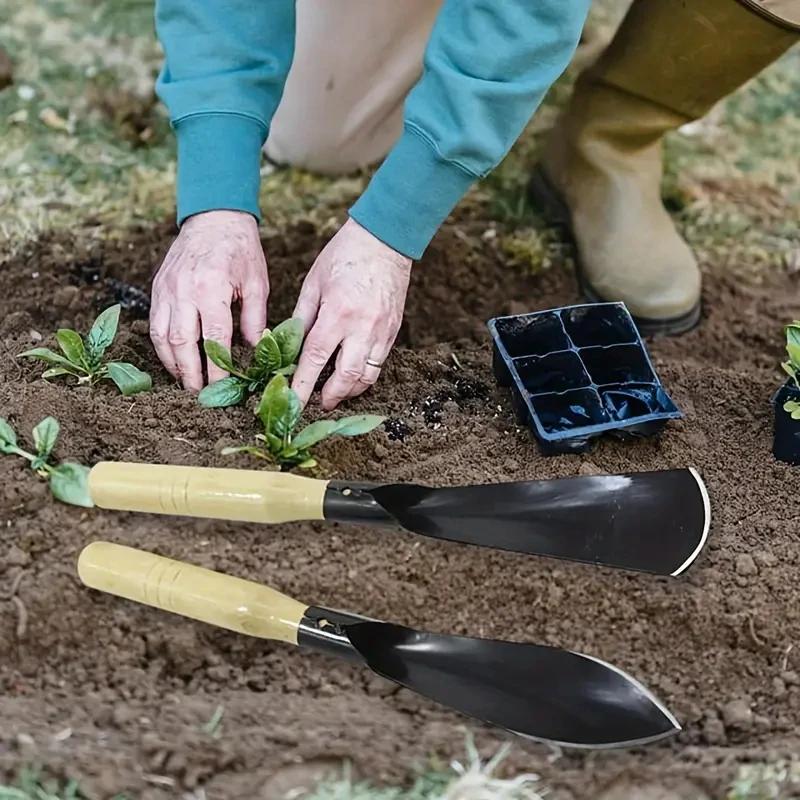 Horticultural Stainless Steel Garden Shovel Is Hand Shovel Tool Used for Digging Transplanting Plantingweeding Tools Agriculture