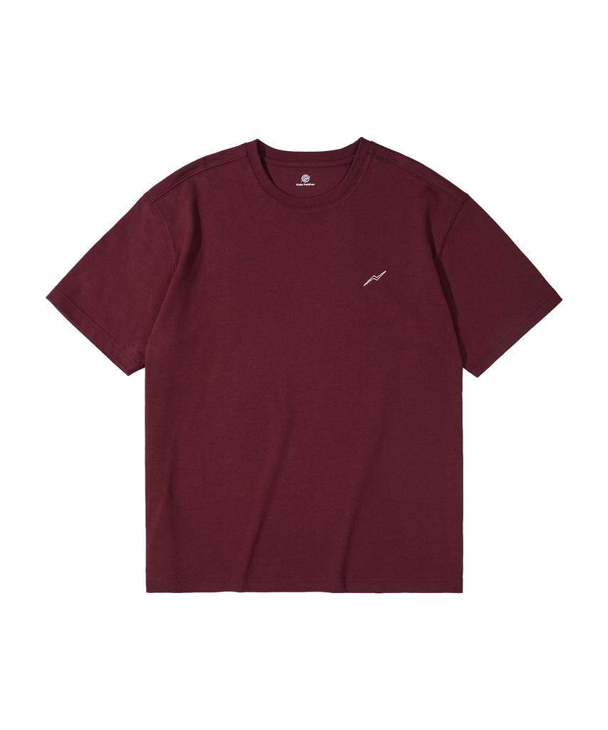 Kallapataleu Back Kp Tiger Graphic Short-Sleeved T-Shirt - Wine