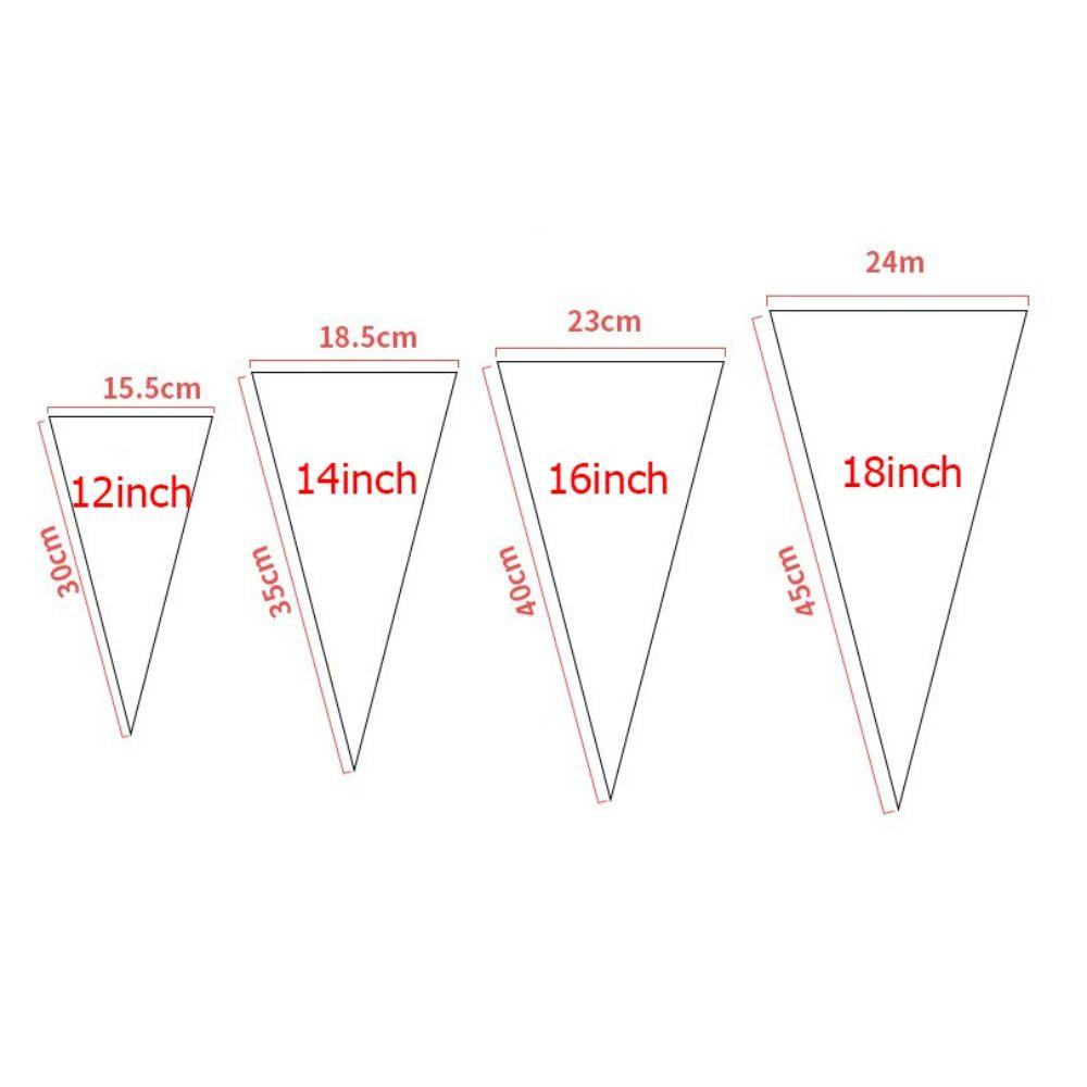 50Pcs/set Transparent Piping Bag Multifunction Pastry Pipette Bag  Kitchen Baking Accessories