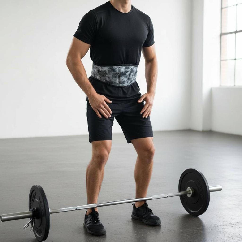 Ζώνη Powerlifting EVA Βαρέως Τύπου Στήριξη Μέσης για Άρση Βαρών Στιβαρή Πόρπη Προπόνηση