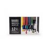 Acrylic Paint - Liquitex - Basics Acrylic - Set of 12 Tubes of 22ml - Assortment