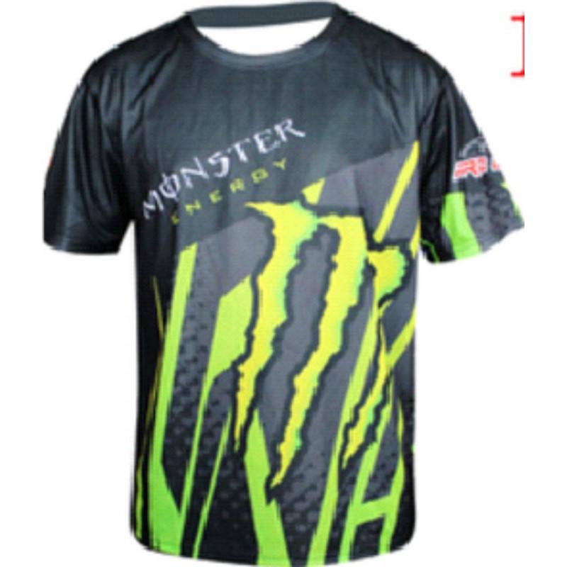 Mens Cycling Jersey Quick-Dry Breathable Sport T-Shirt Outdoor Riding Racing