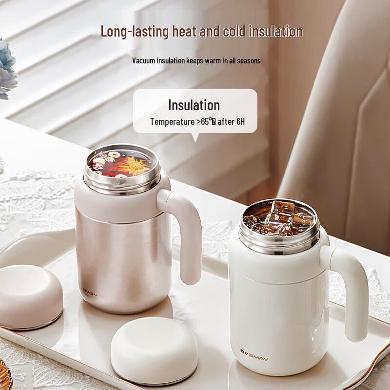 BVGMAV 316 Stainless Steel Insulated Mug with Handle
