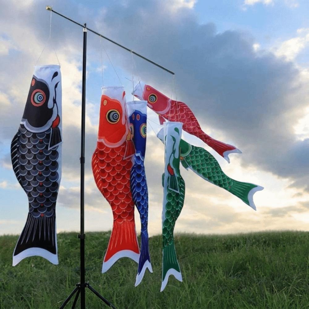 Traditional Carp Spray Windsock Cartoon Carp Wind Sock Flag Fish Flag Wind Chimes  Festival
