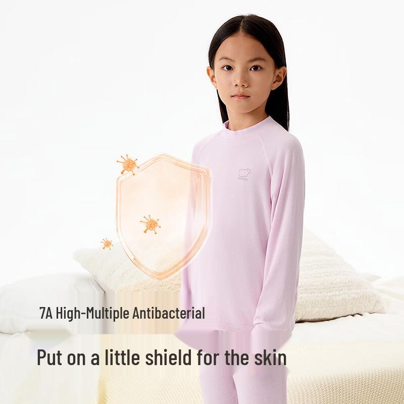 YEEHOO Kids' Warm Lamb Wool Base Layer Top