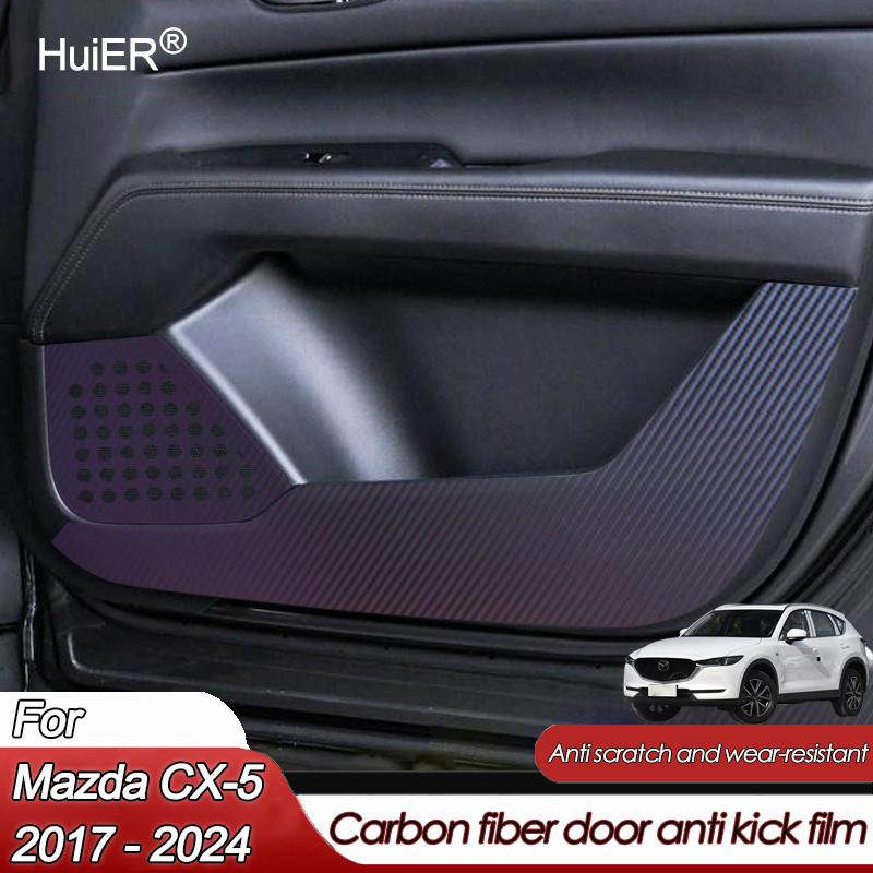 Car Inner Door Anti Kick Film Protective Anti-Scratch Cover for Mazda CX-5 CX5 2nd Gen 2017 - 2026 Auto Accessories Protector