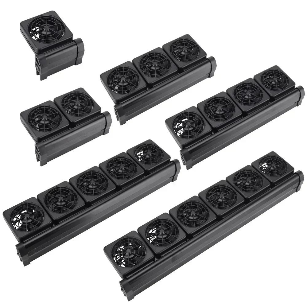 Mini Aquarium Fish Tank Automatic Temperature Control Fan Water Cooling Aquarium Fan Water Silent Audio 1 To 6 Speed Fan Set