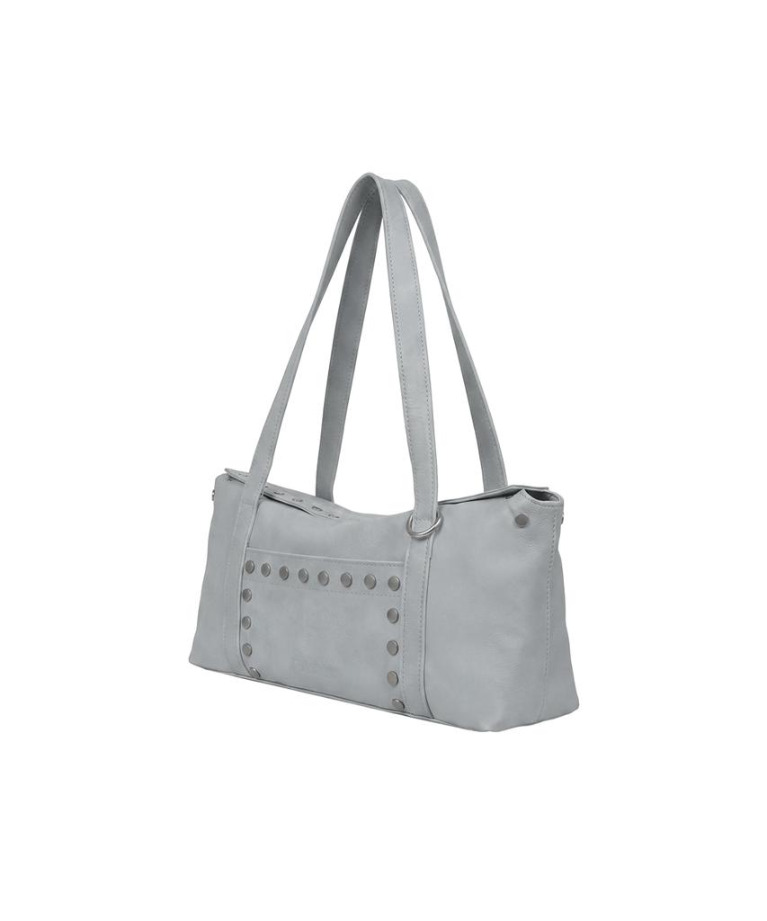 Pasion Flat Stud Shoulder Bag_Blue