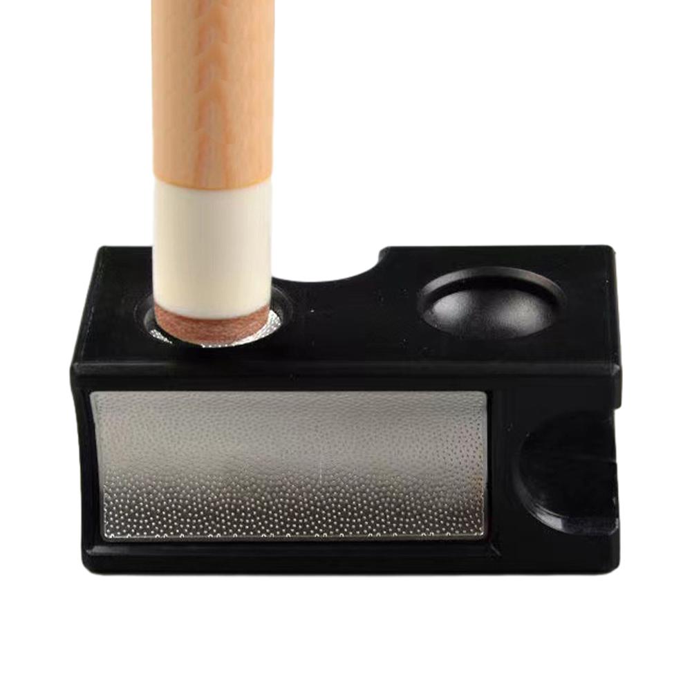 Billiard Cue Multi-Functional Leather Head Repair Tool Head Cleaning Polishing Needling Tool Sharpener Shape 8-In-1 Billiard Equipment