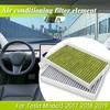 2Pcs 1107681-00-A Car Cabin Air Filter Replacement With Activated Carbon For Tesla Model 3 2017 2018 2019 Air Conditioning Filte