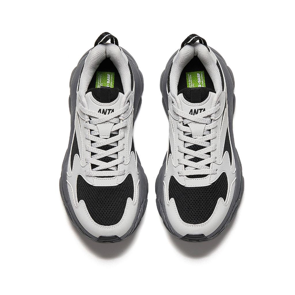 Anta Chunguang Retro Thick Sole Versatile Height Increasing Lightweight Breathable Commuting Sports Low Top Casual Shoes Kids Casual Shoes 922548832-4