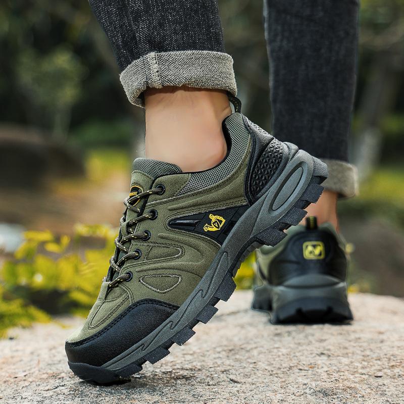Outdoor New Four-season Hiking Shoes Hiking Wear-resistant Non-slip Low-top Men's Shoes Casual Men's Travel Shoes