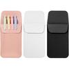 3PCS Pocket Protector Leather Pen Pouch Holder Organizer Multi-purpose Pen Pockets Handmade Pencil Pocket Holder for Office Hospital Supplies