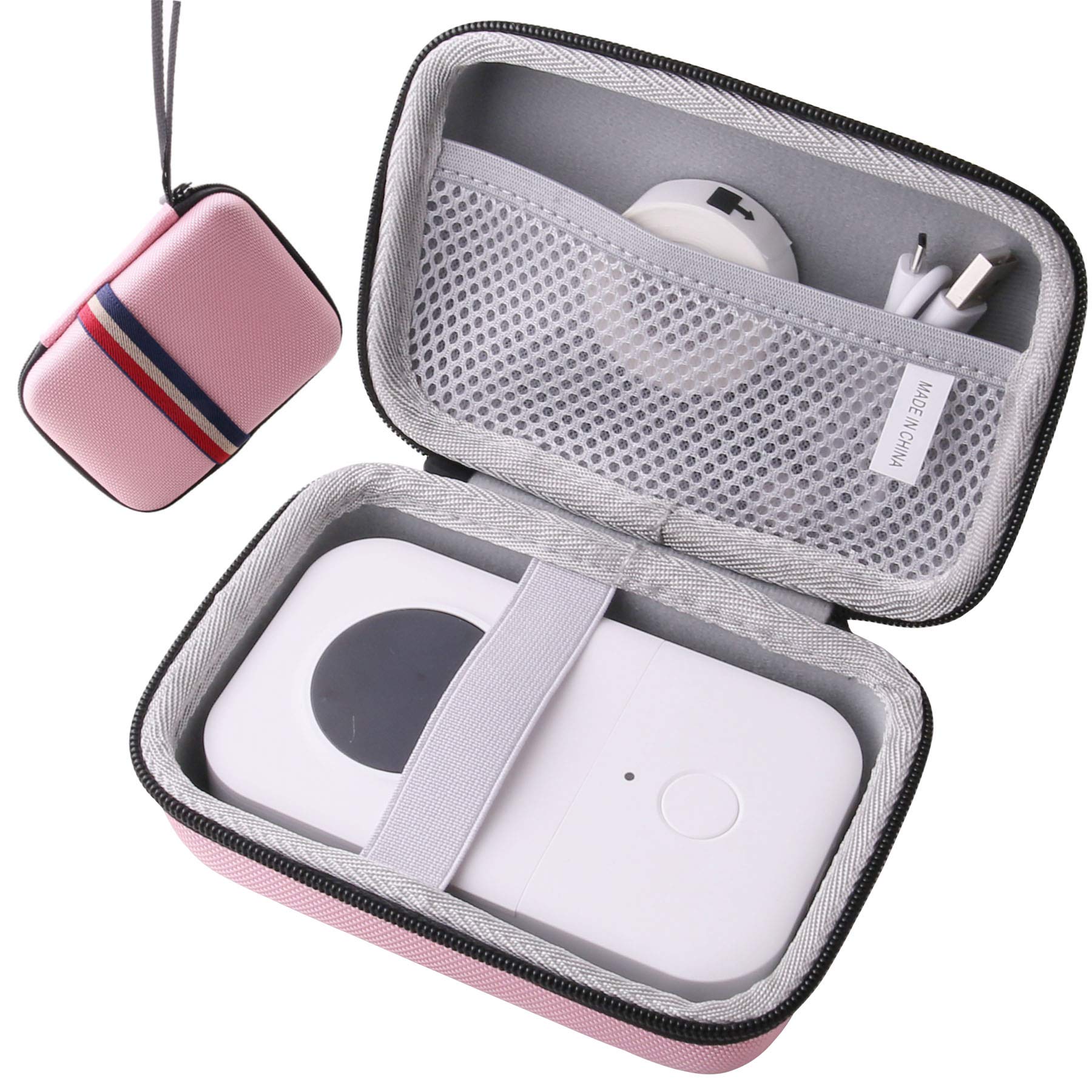 

Storage Case Phomemo D30/Jadens D110 Portable Label Printer Dedicated Protective Storage Case -waiyu JP(Pink)