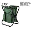 Portable Folding Stool with Cooler Backpack, Heavy Duty Collapsible Camping Seat Stool, Lightweight for Fishing, Hunting, Camping, Travel Insulated