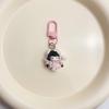 Adorable Cartoon Girl Keychain Bag Pendant - Cute Gift for Friends & Students