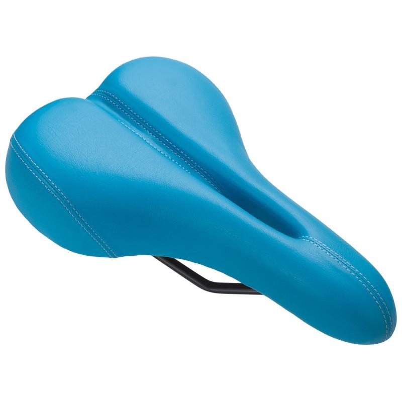 Comfortable Hollow Bicycle Saddle With Memory Foam Padding PU Leather Cover Non-Slip Waterproof Seat Mountain Road Bikes