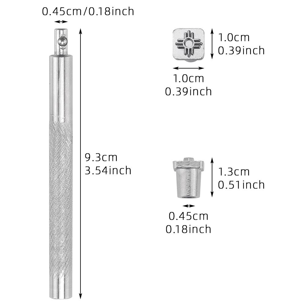 1 Set DIY Leder Skulptur Stempelwerkzeug, Manuelles Leder Schnitzerei Druckwerkzeug, Verschiedene Ausgefallene Form Gravur & Stempelwerkzeug Set