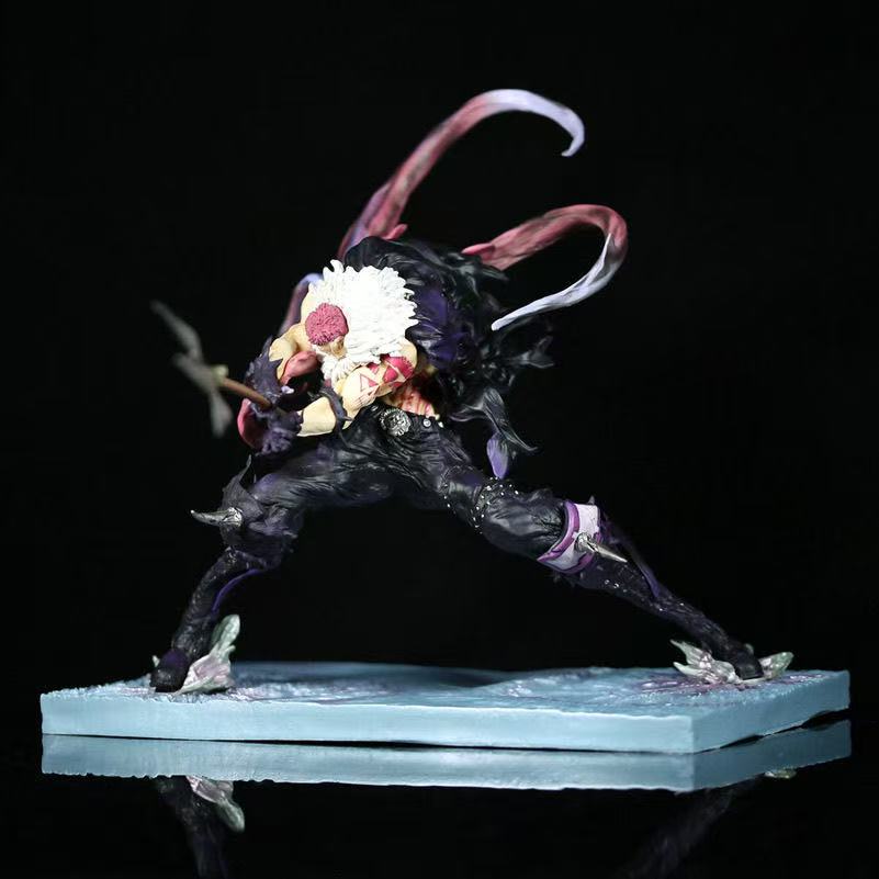 

New One Piece Anime Figure Charlotte Katakuri Three Sweet Commanders Battle Scene Statue Model Toy Desktop Decoration Gift Kid Friendly Entertaining