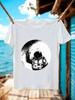 Astronaut Paint The Moon Graphic Tshirt Graphic Tshirt - ...