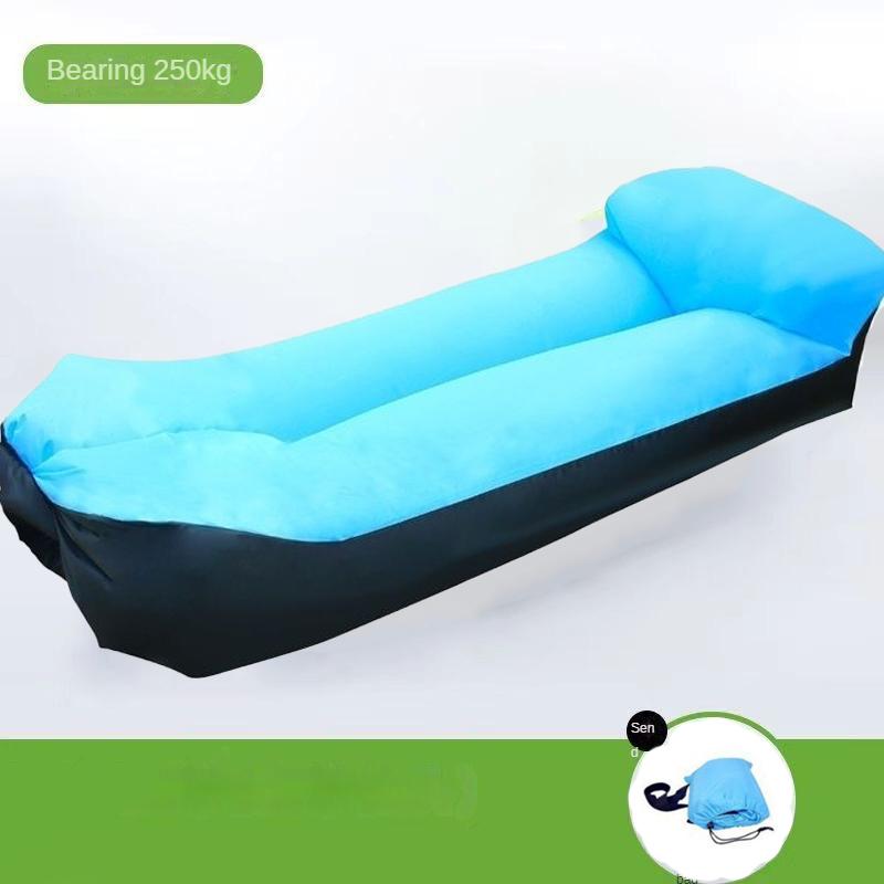 Inflatable Air Sofa Headrest Design Hammock Waterproof Anti-Air Leaking Pouch Couch Air Chair for Outdoor Beach Hiking