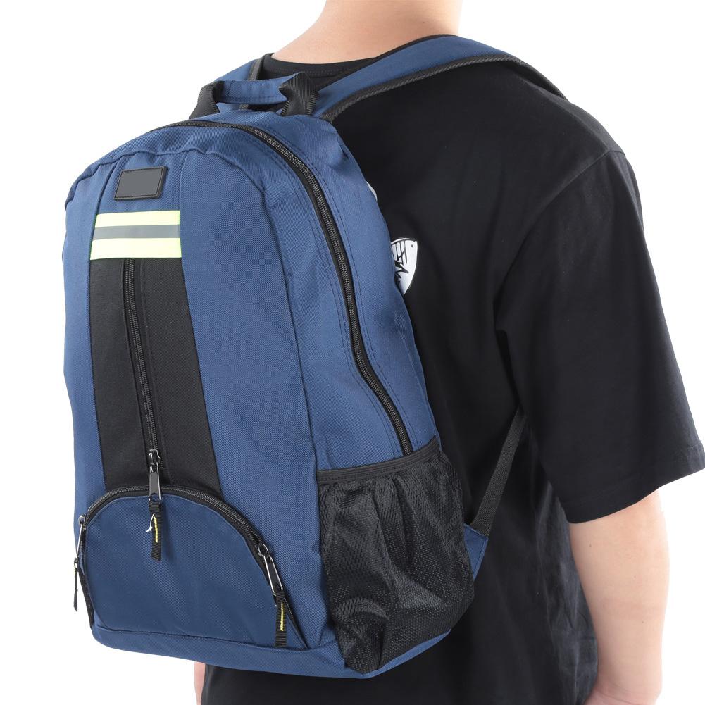 YILEQI? Double Shoulder Tool Bag Oxford Cloth Shoulder Toolkit Repair Tools Storage Backpack