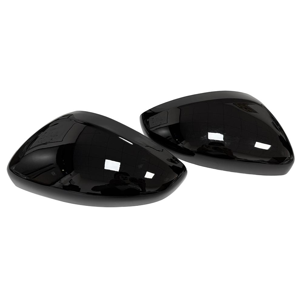 For Peugeot 208 2008 2012 2013 2014-2018 ABS Car Rearview Side Mirror Cover Wing Cap Exterior Door Housing Trim Replacement