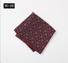 Pattern Chest Towel Men'S Suit Gentleman Wedding Red High-End High-Density Small Square Towel Handkerchief Banquet Host Pocket Towel