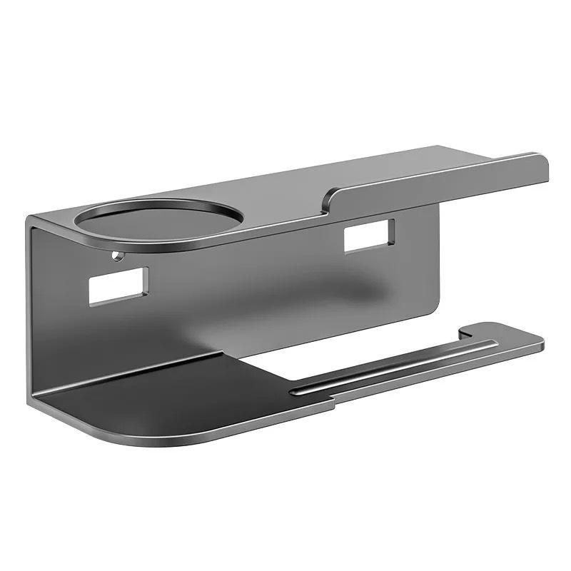 No Drilling Bathroom Toilet Paper Holder Multi-Function Storage Rack Toilet Tissue Holder Stainless Steel Easy Installation